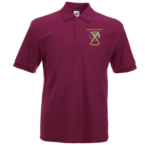 Command Support Embroidered Polo Shirt
